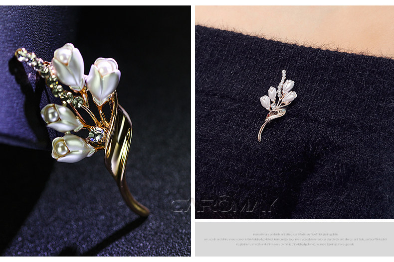 Broche femme CAROMAY en cristal artificiel - Ref 1174181 Image 28