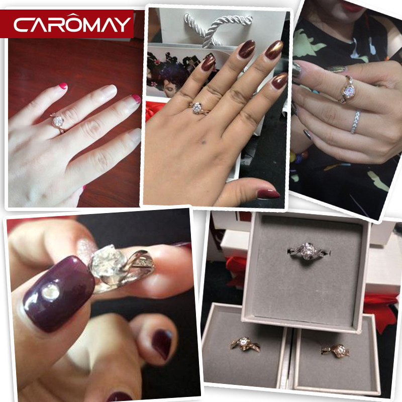 Bague Femme CAROMAY    en Zircone synthetique strass - Ref 3087634 Image 4