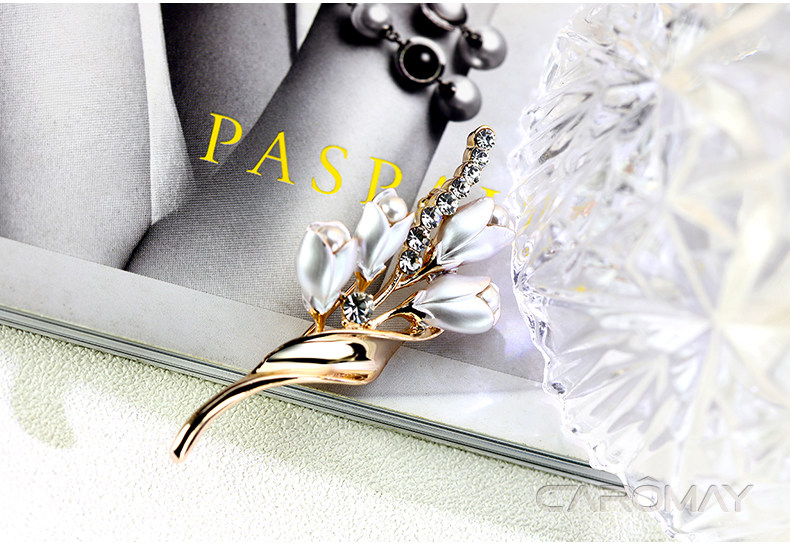 Broche femme CAROMAY en cristal artificiel - Ref 1174181 Image 14