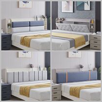 Headboard Solid Wood ecological board Multifunctional storage bed head can be opened the technology cloth soft bag back single buy a bedside