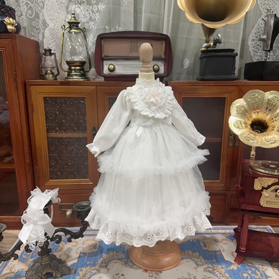 taobao agent [XMYA] BJD baby clothing four -six -point skirt giant baby dress big six -point small cloth salon white gauze skirt