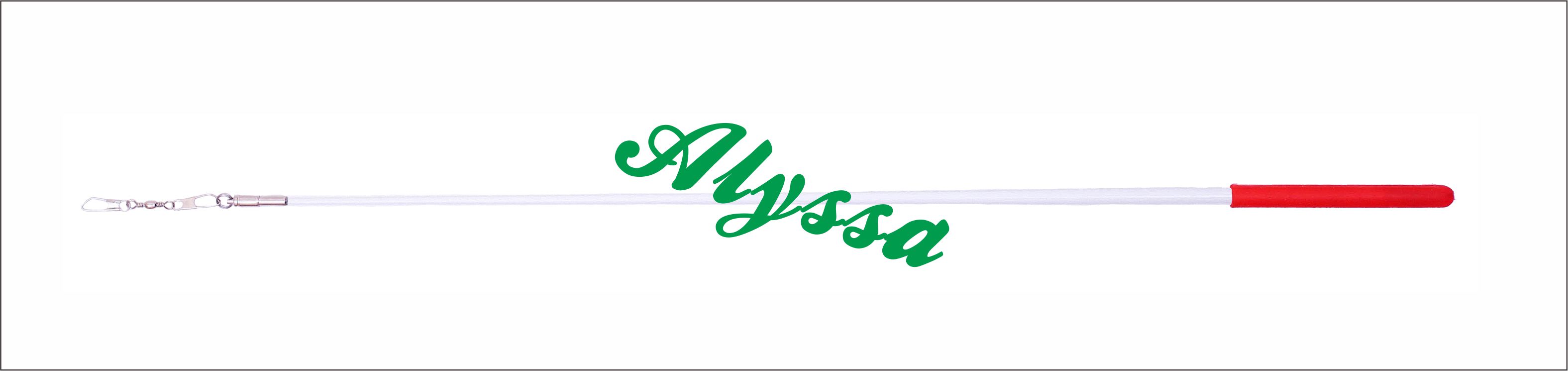 Alyssa Art Gymnastics paintball with stick-white 50cm 60cm-Taobao