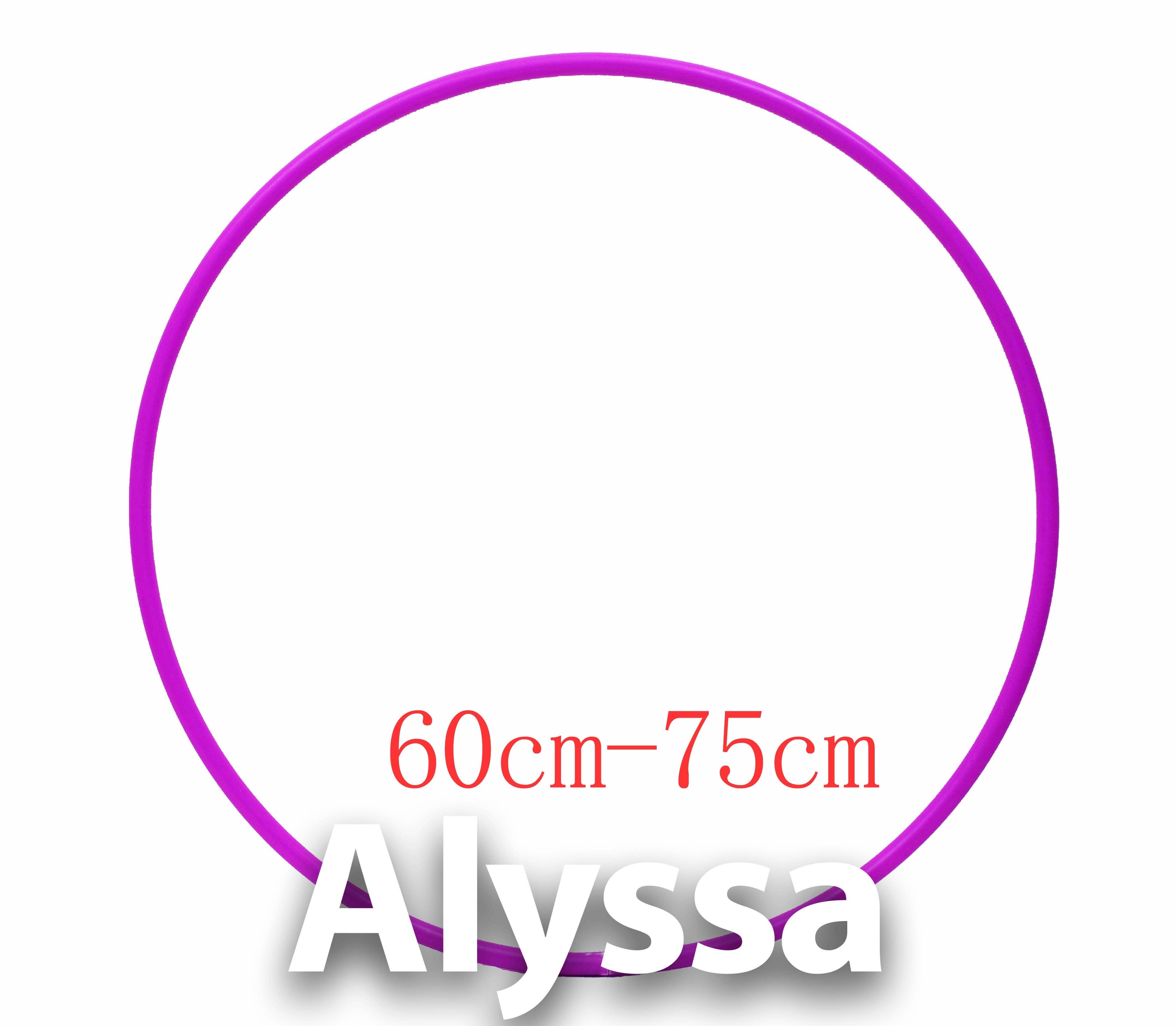 Alyssa Professional Rhythmic Gymnastics Ring-Purple Size Remarks 60 65 70 75cm Non-returnable