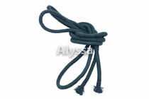 Alyssa professional rhythmic gymnastics rope high-grade hemp single color-dark green
