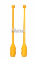 Alyssa gymnastique artistique-bâton plastique BC03 (jaune -35cm) Les enfants ne sont pas connectés