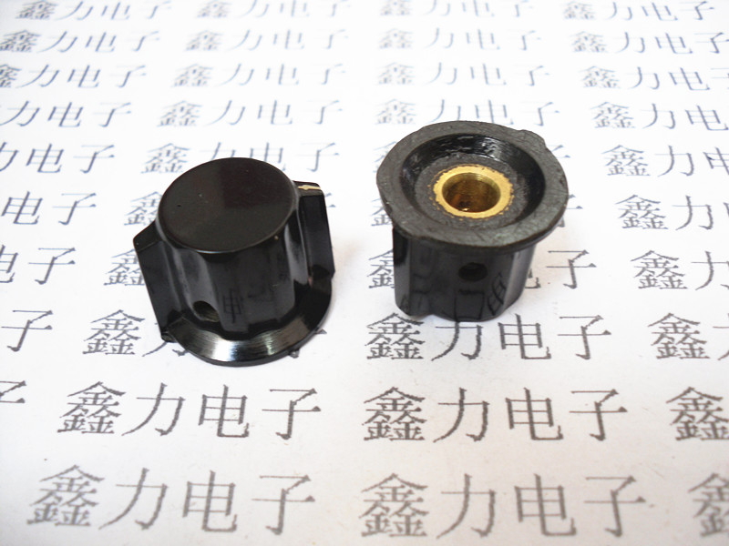 K18-02 Potentiometer Knob Bakelite Knob Potentiometer Cap Knob Cap Potentiometer Handle 6mm