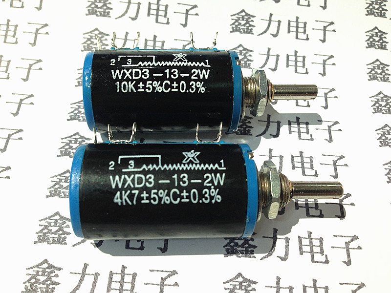 Nantong Spark WXD3-13-2W Multiturn Wire Winder Potentiometer 1K 2K2 3K3 4K7 10K 22K 47K