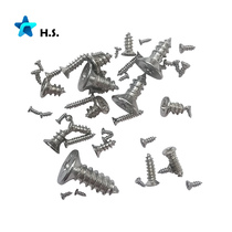 Self-tapping screw Micro-standard micro-electronic countersunk head cross nickel plated special fine flat head tip tail m1m1 5m2 3 small screws