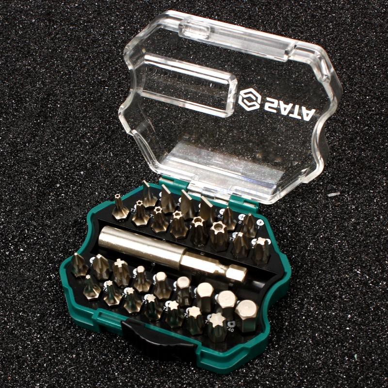 Seda 09331 screwup head set of 09332 cross I plum blossom batch head 31 pieces of sleeve splined box 09333