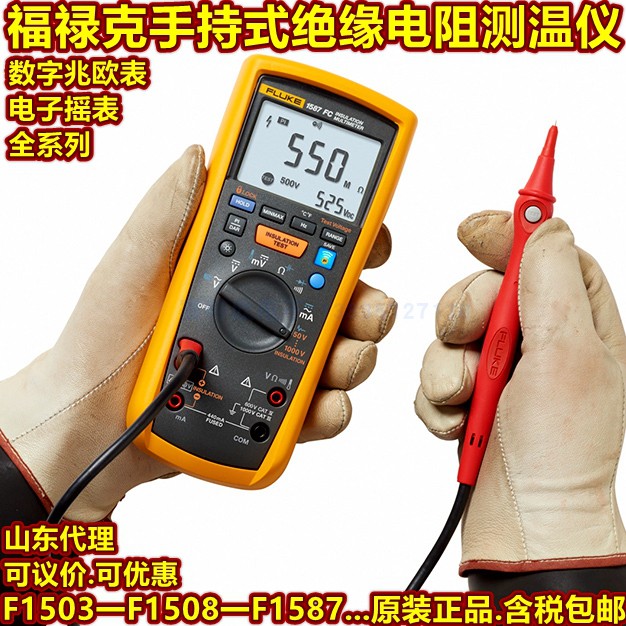 F1503 Digital Euro meter F1508 Insulation Resistance Tester F1587 Electronic Crack Formula 1550C