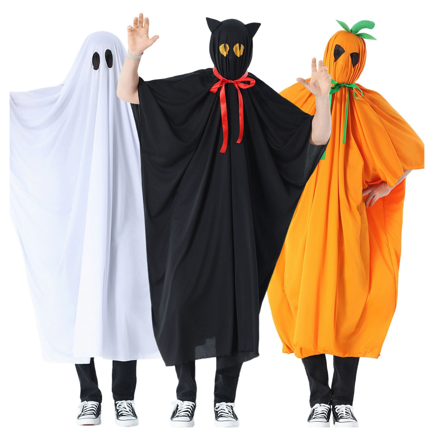 Pumpkin, Ghost or Cat Cape, Adult