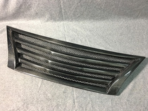 Applicable to Nissan 12-14 Sylphy modified real carbon fiber net unlimited sports front face forward air grille