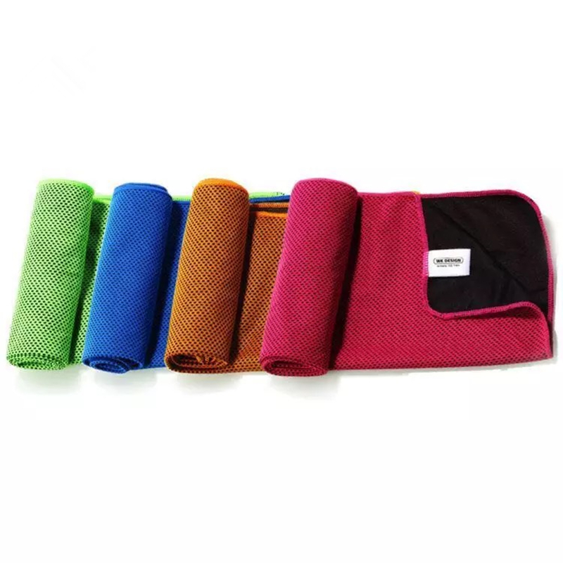 WK cold sports towel cooling artifact ice towel fitness running ice cold towel for men and women to wipe sweat and absorb sweat quickly
