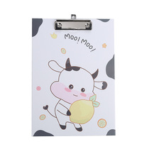 Cute Fruit Student Exam Board Clips Paper Information Plywood Creativity A4 Folder Office Single Clip Writing Board
