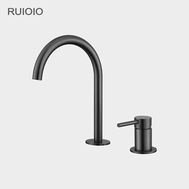 Minimalist Split-Type Basin Faucet, Hot and Cold Water Faucet, Bathroom Above-Counter and Under-Counter Basin Faucet, Designer Model