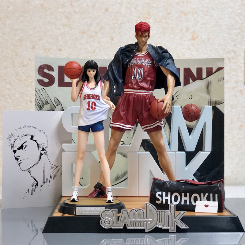 Slam Dunk slamdunk FOC GK Sakuragi Flower Road Akagi Haruko Hand-run Model Ornament Statue