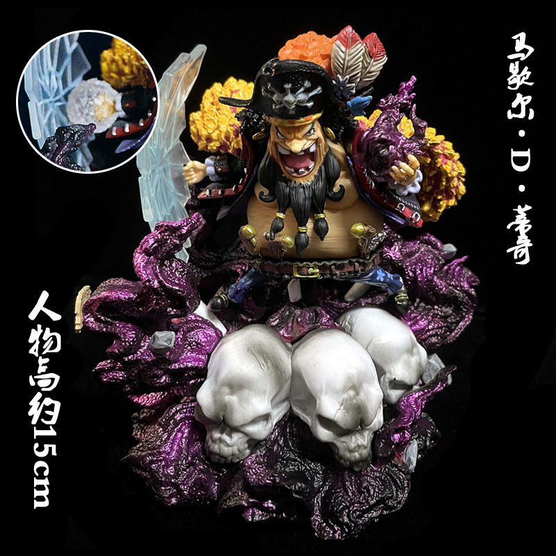 Sea thief King G5 Blackbeard GK Marshall Dtage Four-Emperor WCF Model Statue Model Q Pendulum Pieces