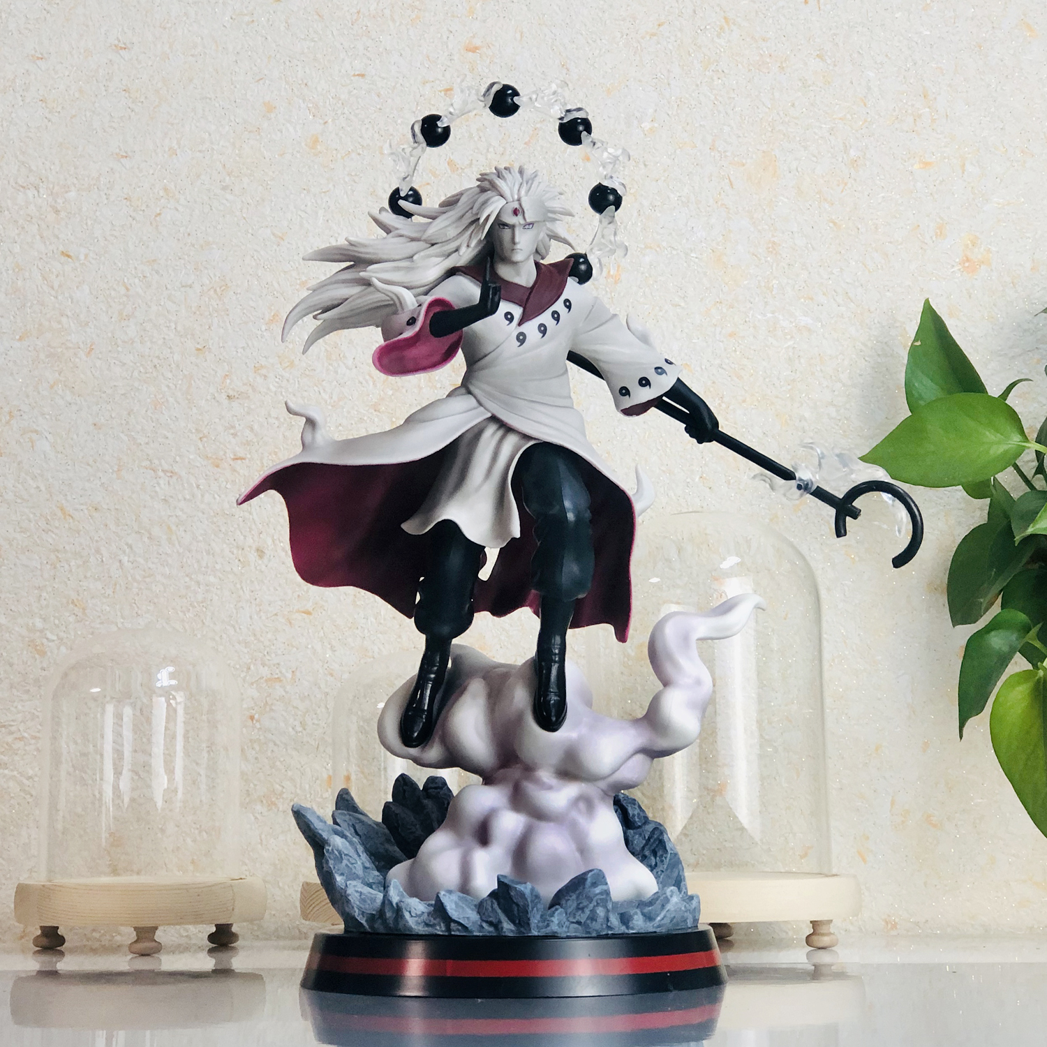 Fire and shadow ninja GK Woo Wisdom Bourgis Six Daisian Sky Spotted Large Mega Model Model Pendulum Statue