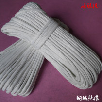  Polyester glass rope Large motor insulation lashing rope Polyester glass mixed woven insulation rope High temperature resistant white polyester wave rope