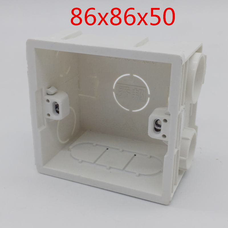 Switch socket concealed bottom box household 86 type universal wall panel junction box dark wire box dark box set