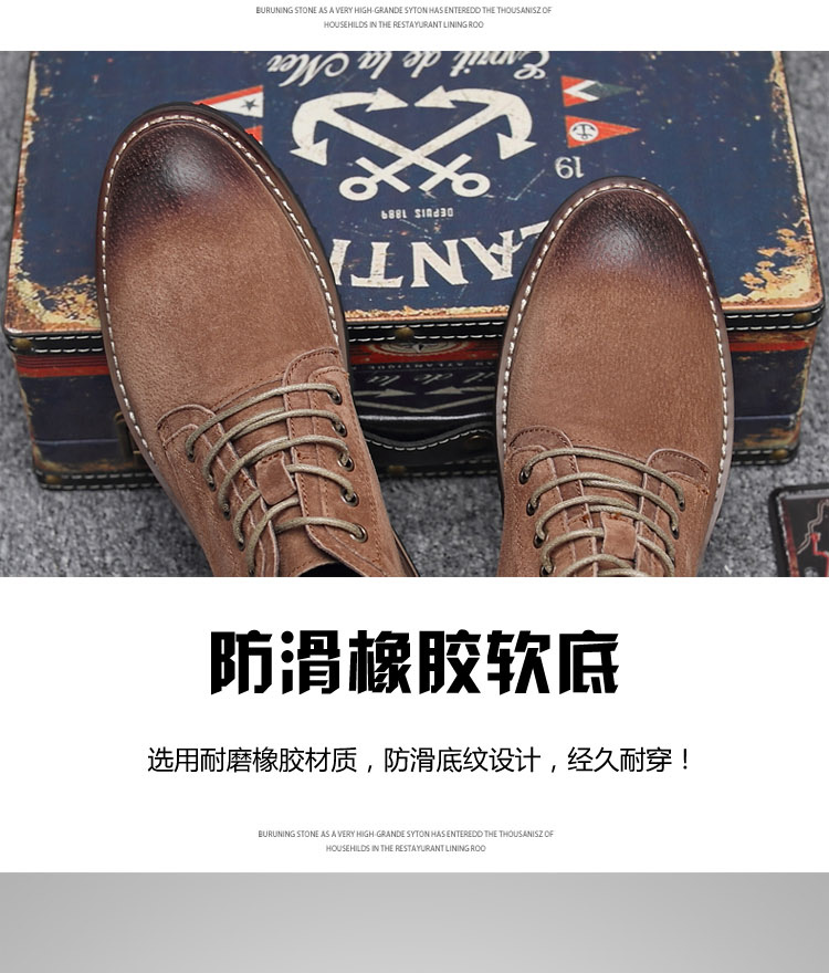 Martin ủng nam Gió cao của Anh giầy thể thao nam