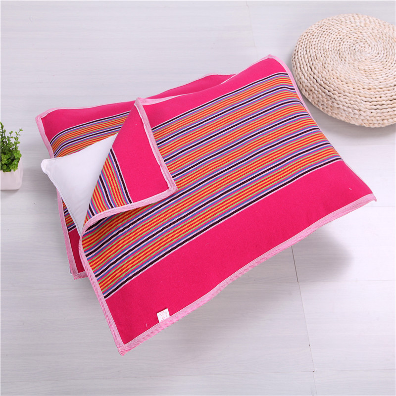 Một cặp của thô mat bông khăn cũ dày gối bìa scrim khăn đa (hai cài đặt) không chạy xung quanh - Khăn gối vỏ gối anime