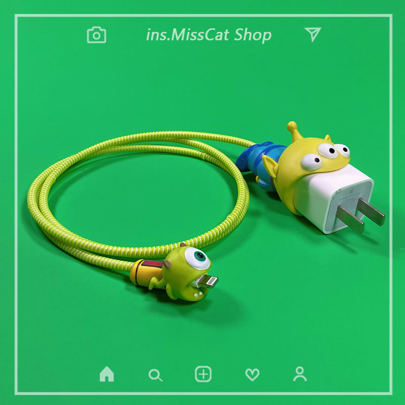 Apple special 11 data line protective sheath bites a phone charger head protective rope wound headphones anti-snapping