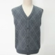Áo len nam trung niên và cao tuổi mùa thu và mùa đông dày áo len nam cổ chữ V cha Lingge mặc áo len len áo len cashmere - Cardigan