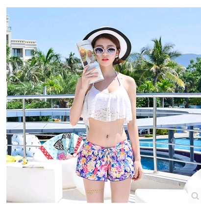 Áo tắm ba mảnh của phụ nữ Hàn Quốc bikini chia đôi hakama hơi trống kênh vệ tinh cung cấp nước và phân bón - Bikinis