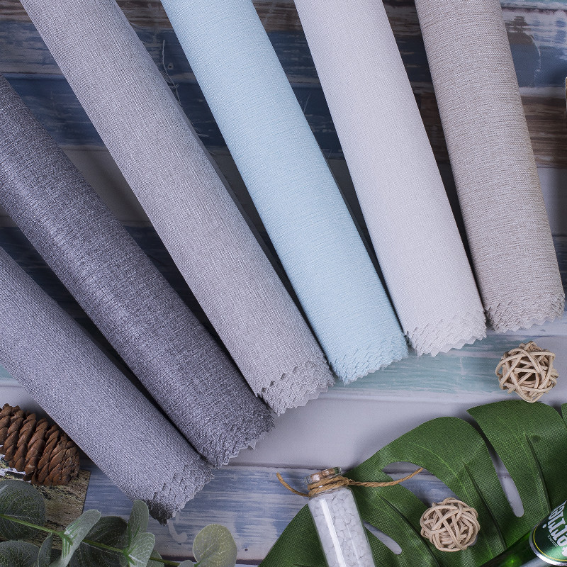 Modern minimalist thickness cashmere silk high-grade color linen bedroom wall wall wall wall of northern Europe pure color background