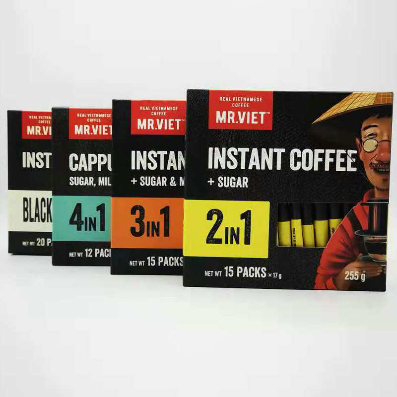 Vietnam MR VIEW Black Coffee 23 Four-in-one Coffee instant Titan Refreshing Students Wake Brain Milk Aroma to Work
