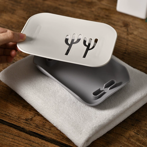 Мыло, большая мыльница, двухэтажная мультяшная милая сушилка для домашнего использования