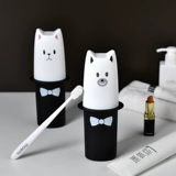 Креативная зубная паста, зубная щетка, коробка для хранения, комплект, портативный ополаскиватель для рта для путешествий