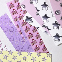 Spring is a sweet millennial y2k star Barbie sticker seal decoration sticker tape