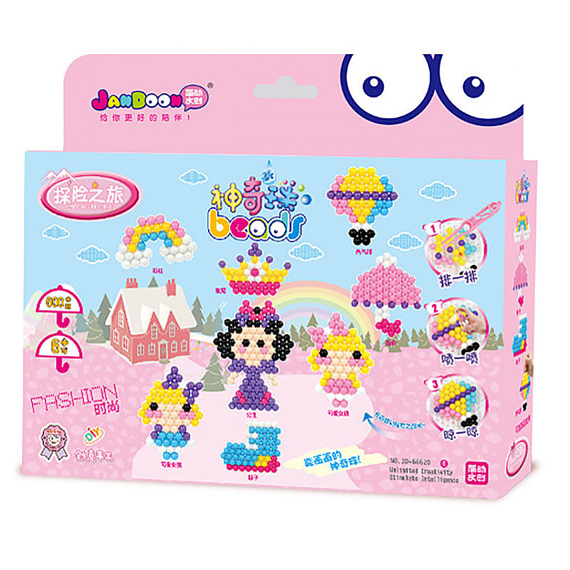 Brief Action Culture Water Mist Magic Pearl Wonder Pearl Girl Toy Children Handmade Princess Magic Water Soluble Beans