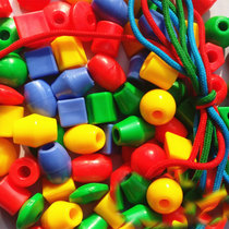 Rocket Sub Warhead Water Pipe Snowflake Kindergarten Children Desktop Plastic Building Blocks Threading Small Beads building blocks Toys