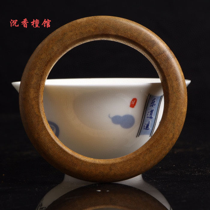 Fidelity Cambodian Agarwood Bracelet Natural Old Material Wooden Playful Lady's Gift Gifts Mellow Floral Rhyme