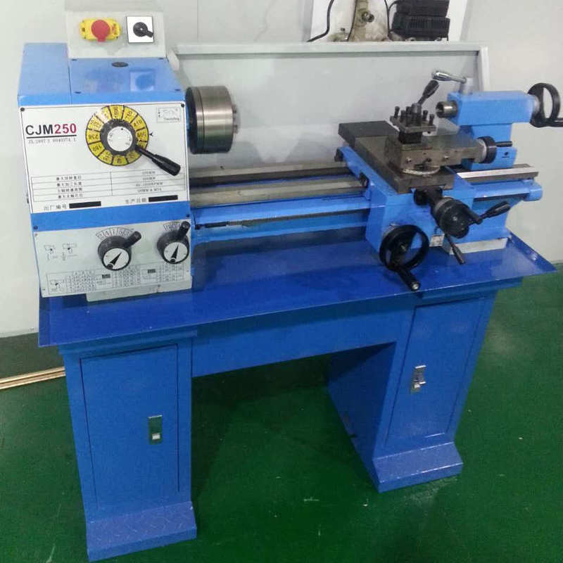 Huangshan Cjm250 Lathe, Metal Material Gear Processing Lathe, Household Research and Development Industrial Small Lathe