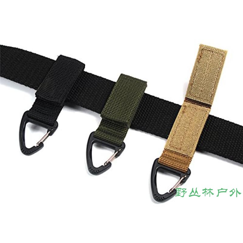 Outdoor keychain Multi-function keychain backpack belt buckle molle edc gadgets Fanny pack accessories