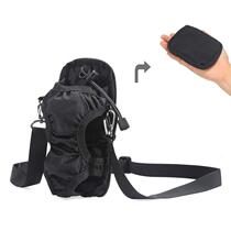 Outdoor water bottle bag Cup bag sleeve folding portable storage insulated cup cover adjustable mineral water bottle running bag hanging bag