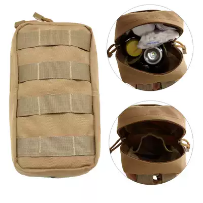 Outdoor tactical vest accessory bag accessories bag eating chicken hanging bag storage bag running bag wash bag