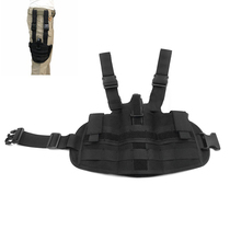 Outdoor Tactical Tie Legged Leg Hanging Bag Universal Gun Cover Modular Molle System Hanging Plate Kit Tornado