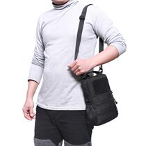 Outdoor Tactical Slanted Satchel Edc Containing Bag Single Shoulder Bag Bike Head Hanging Bag Multifunction Riding Cashier Bag