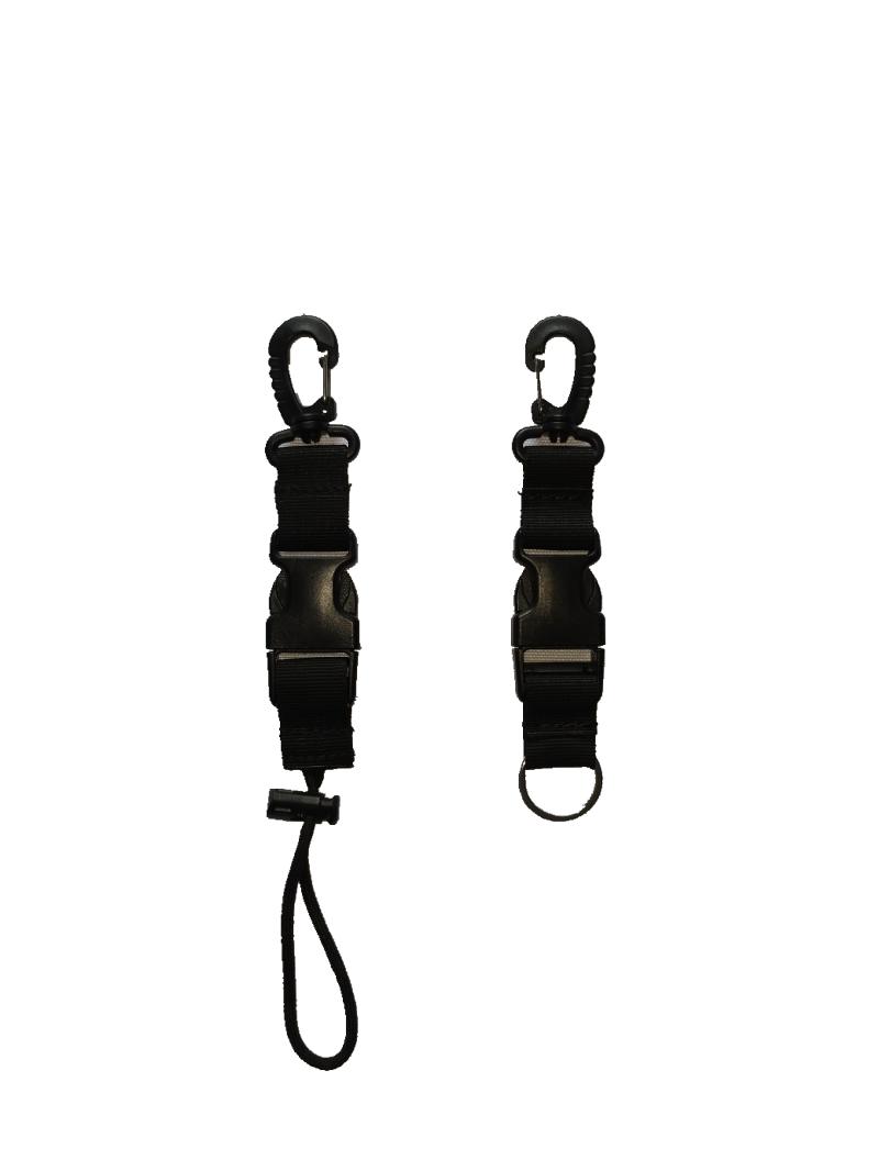 Outdoor key buckle hung swath knife climbing mountain double shoulder carry accessories flashlight anti-loss