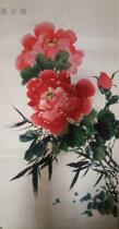 Pure hand-painted Chinese painting flowers and birds