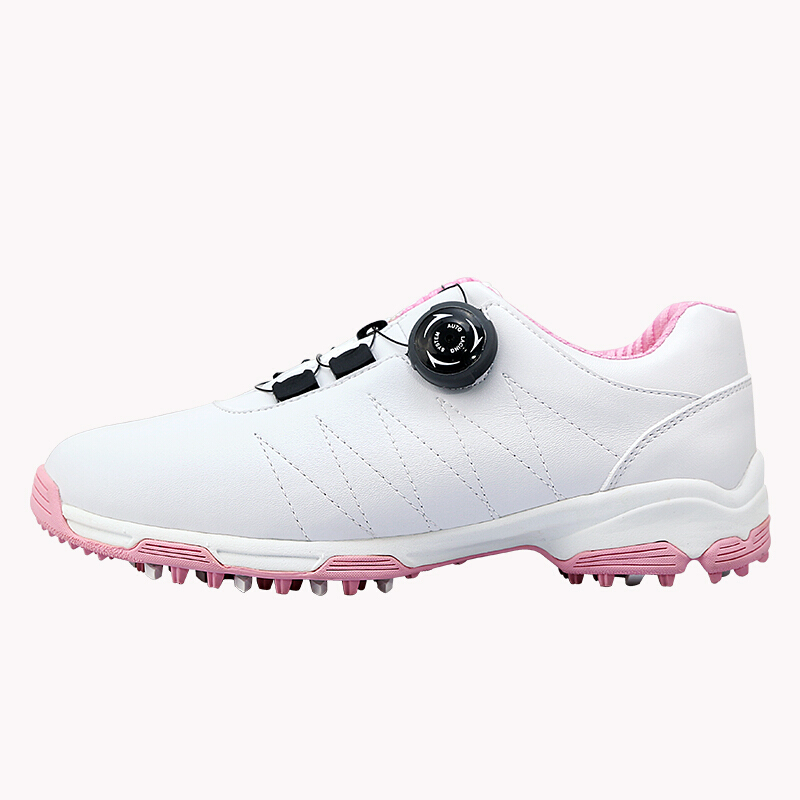 PGM golf shoes women's golf shoes anti-skid spikes waterproof breathable shoes turn buckle laces