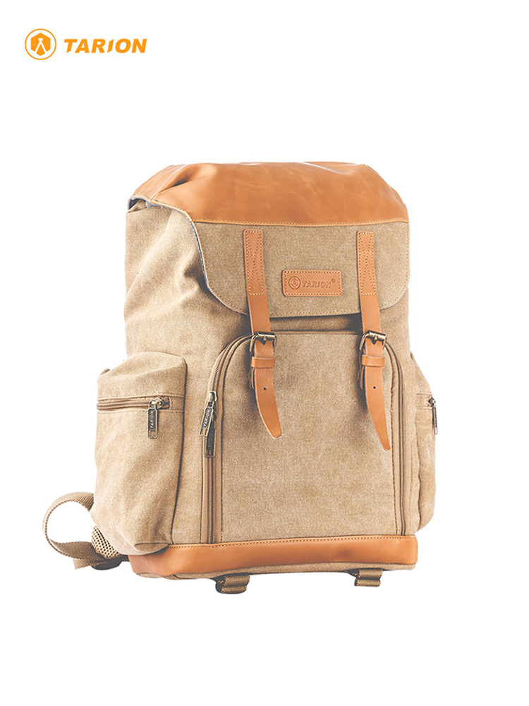 TARION SLR camera bag Male professional retro large capacity Canon Micro SLR camera backpack Female Nikon shoulder photography bag