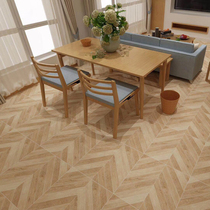 Nordic fish bone wood grain brick homestay living room floor tile bedroom wood tile floor tile chain shop all porcelain non-slip floor tiles