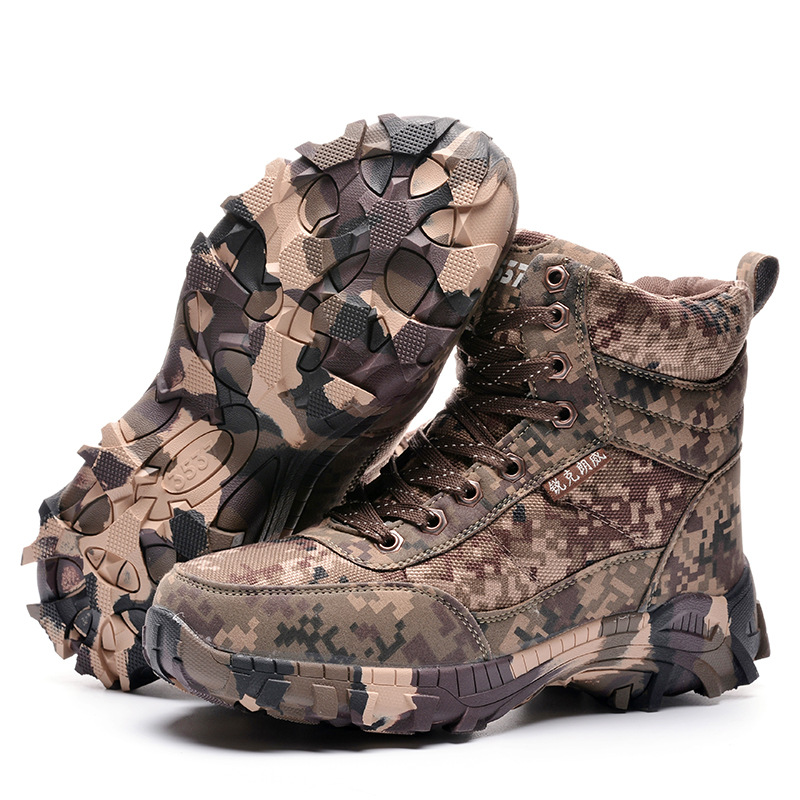 Boots militaires pour Lovers 3537   3535 en toile - chaud - Ref 1396813 Image 9