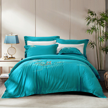 Fuanna 60 long suede cotton all cotton four sets national tide bed pint pure cotton embroidery for thousands of miles